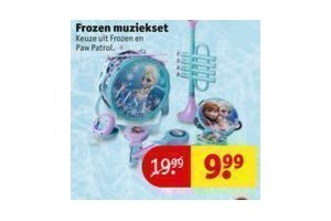 frozen muziekset