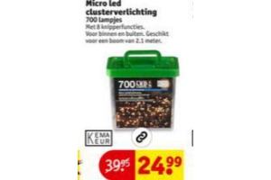 micro led clusterverlichting
