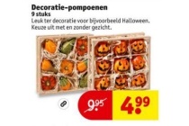 decoratie pompoenen