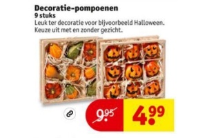 decoratie pompoenen