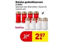 bolsius gedenkkaarsen