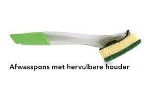 afwasspons met hervulbare houder