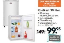 koelkast 90 liter en euro 99 95