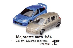 majorette auto 1 64