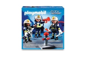 playmobil trio brandweermannen