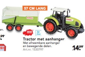 tractor met aanhanger