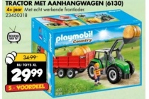 tractor met aanhangwagen 6130