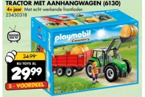 tractor met aanhangwagen 6130