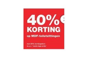 mdf toiletzittingen