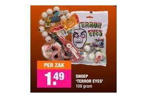snoep terror eyes