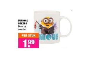 minions beker