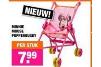 minnie mouse poppenbuggy