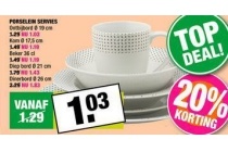 porselein servies