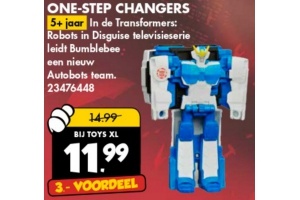 transformers one step changers