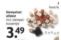 stempelset alfabet