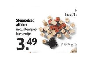 stempelset alfabet