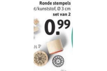 ronde stempels