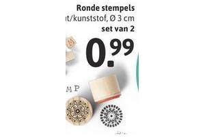 ronde stempels