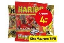 haribo uitdeelzakjes happy cola of goudbeertjes