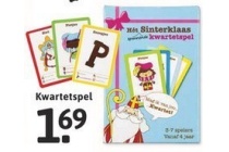 het sinterklaas kwartetspel