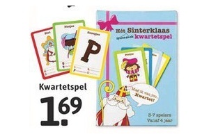 het sinterklaas kwartetspel