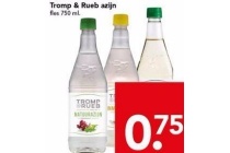 tromp en amp rueb azijn