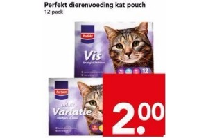 perfekt dierenvoeding kat pouch