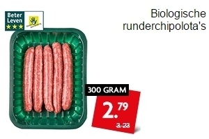 biologische runderchipolata s