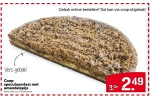 coop speculaasvlaai met amandelspijs