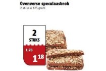 ovenverse speculaasbrok voor en euro 1 18