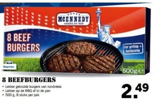 mcennedy beefburgers