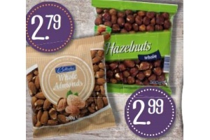 amandelen of hazelnoten