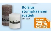 bolsius stompkaarsen rustiek