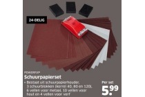 powerfix schuurpapierset