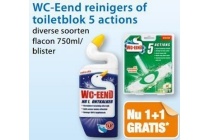 wc eend reinigers of toiletblok 5 actions