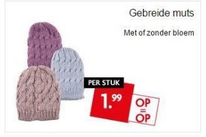 gebreide muts