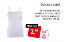 dames singlet