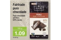 fairtrade pure chocolade