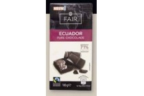 fair trade pure chocolade ecuador