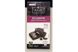 fair trade pure chocolade ecuador