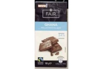 fair trade melkchoclade ghana