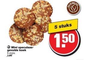 mini speculaas gevulde koek