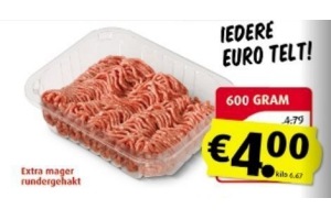 extra mager rundergehakt