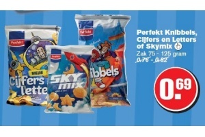 perfekt knibbels cijfers en letters of skymix