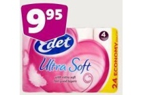 edet family of ultra soft toiletpapier