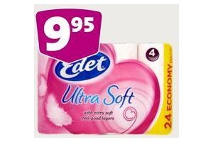 edet family of ultra soft toiletpapier