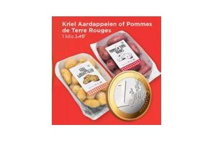 kriel aardappelen of pommes de terre rouges