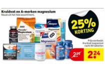 kruidvat en a merken magnesium