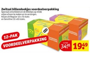 zwitsal billendoekjes voordeelverpakking