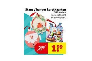 stans hanger kerstkaarten